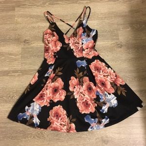 Papaya strappy dress